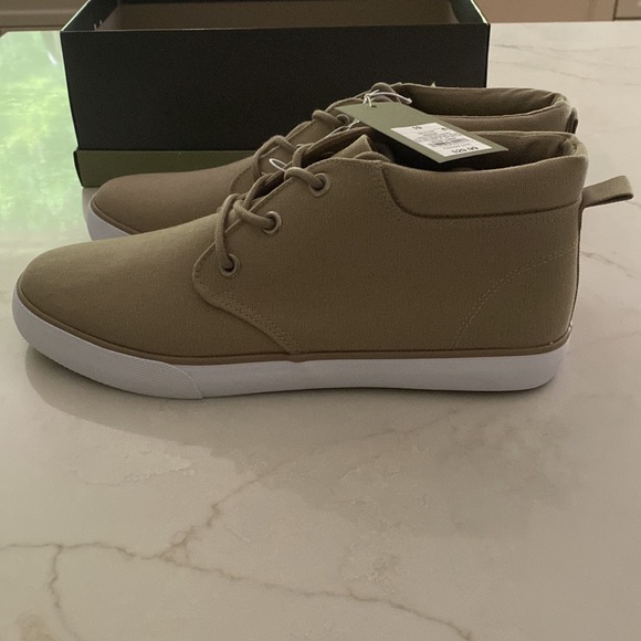 Goodfellow canvas shoes hightops beige size 10 men’s new with tags - Picture 3 of 7